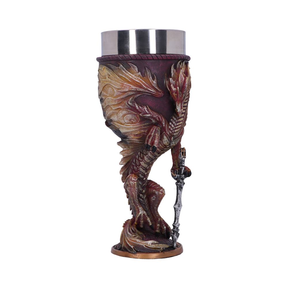 Flame Blade Goblet by Ruth Thompson 17.8cm