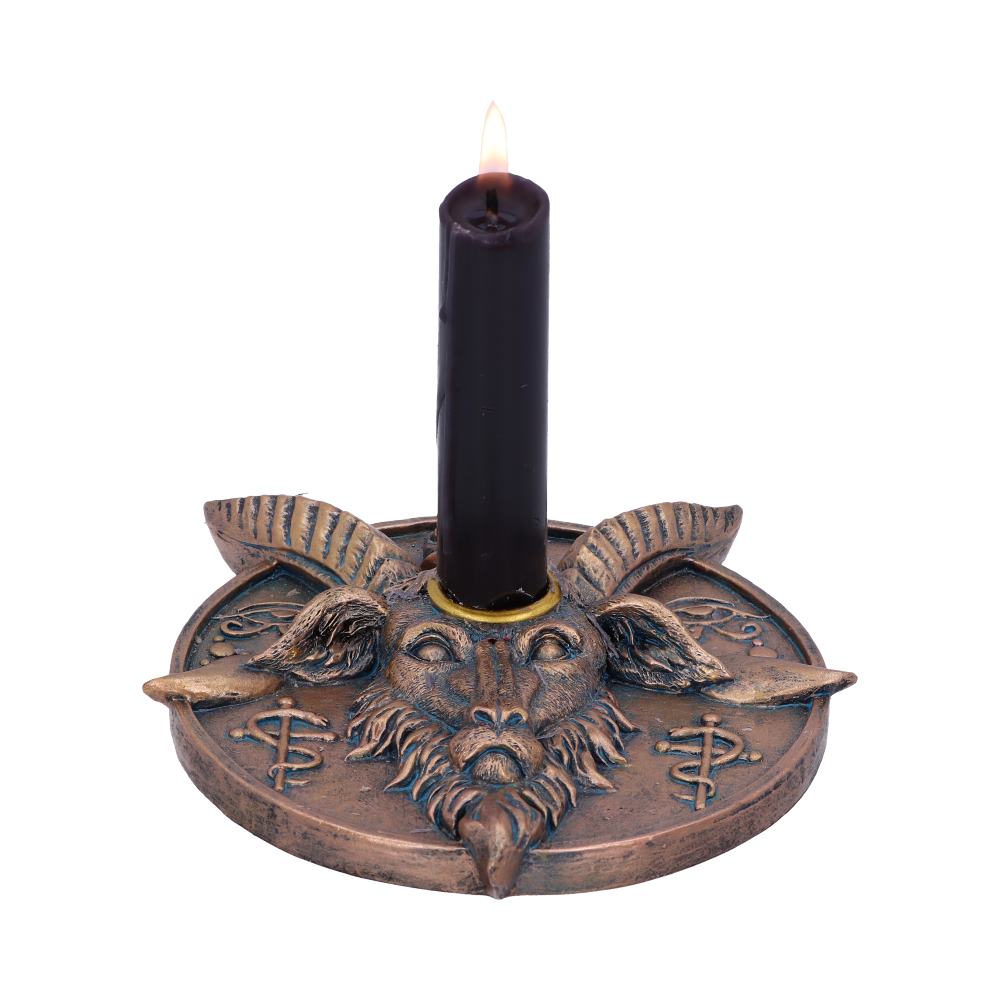 Baphomet's Prayer Incense and Candle Holder 12.6cm