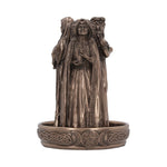 Triple Goddess Backflow Incense Burner 18cm