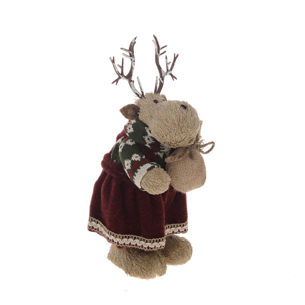 Christmas Mrs Moose Figure (32cm)