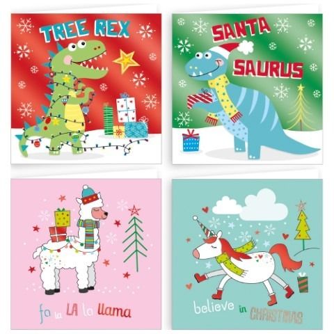 Character Christmas Cards (Pack of 20)