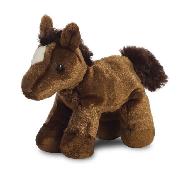 Mini Flopsie - Chestnut Horse 8inch