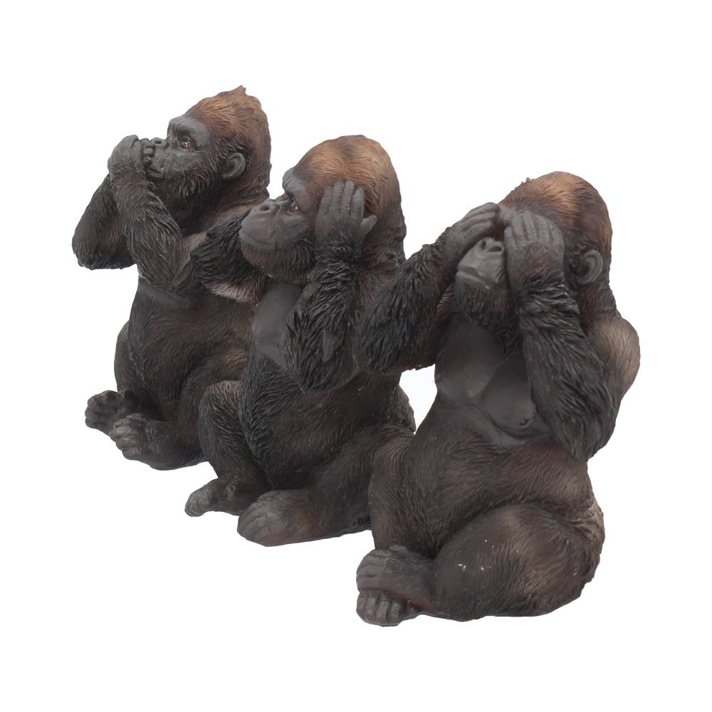 Three Wise Gorillas 13cm