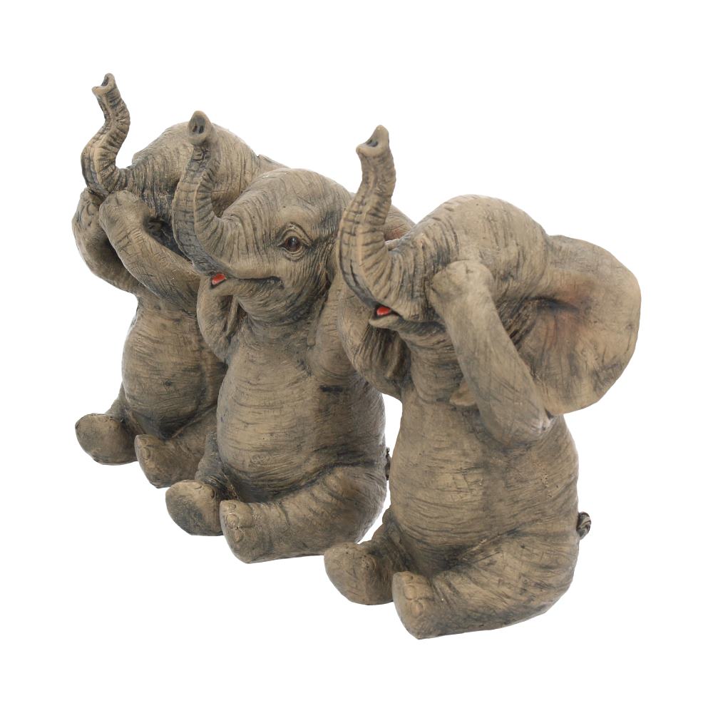 Three Wise Elephants 16cm