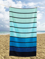 Ombre Stripes Beach Towel