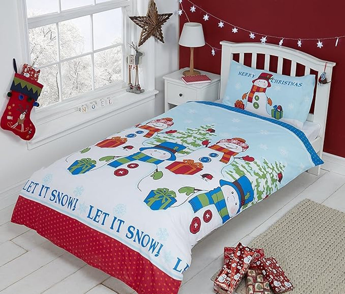 Let It Snow (Snowman) Duvet Set