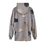 Cute Cats Fleece Oversized Blanket Hoodie