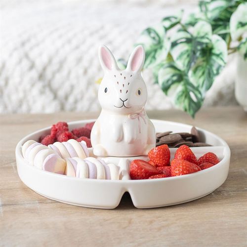 Bunny Chip & Dip Snack Dish