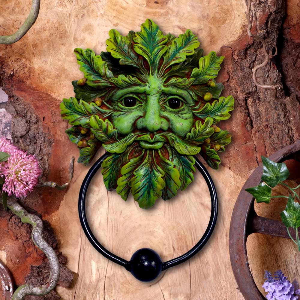 Green Man Door Knocker 20cm