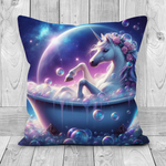 Unicorn In The Bath Cushion