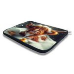 Highland Cow In Bath Style 5 Tablet Sleeve