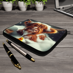 Highland Cow In Bath Style 5 Tablet Sleeve