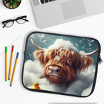 Highland Cow In Bath Style 4 Tablet Sleeve