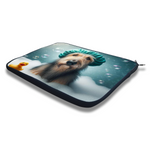 Dog In The Bath Style 1 Tablet Sleeve