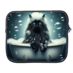 Black Cat In Bath Style 1 Tablet Sleeve