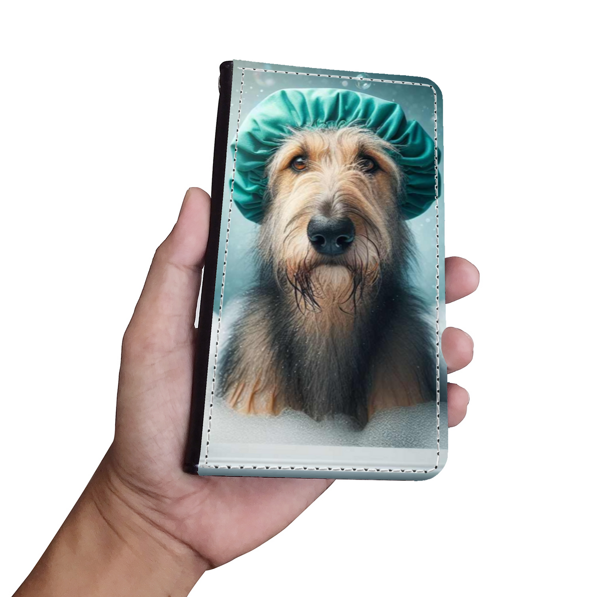 Dog In The Bath Style 1 Wallet Phone Case