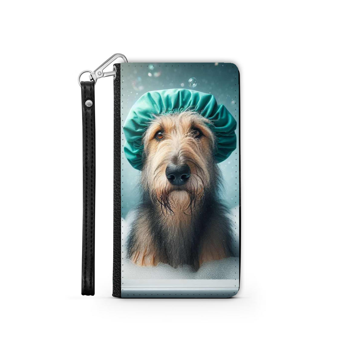 Dog In The Bath Style 1 Wallet Phone Case