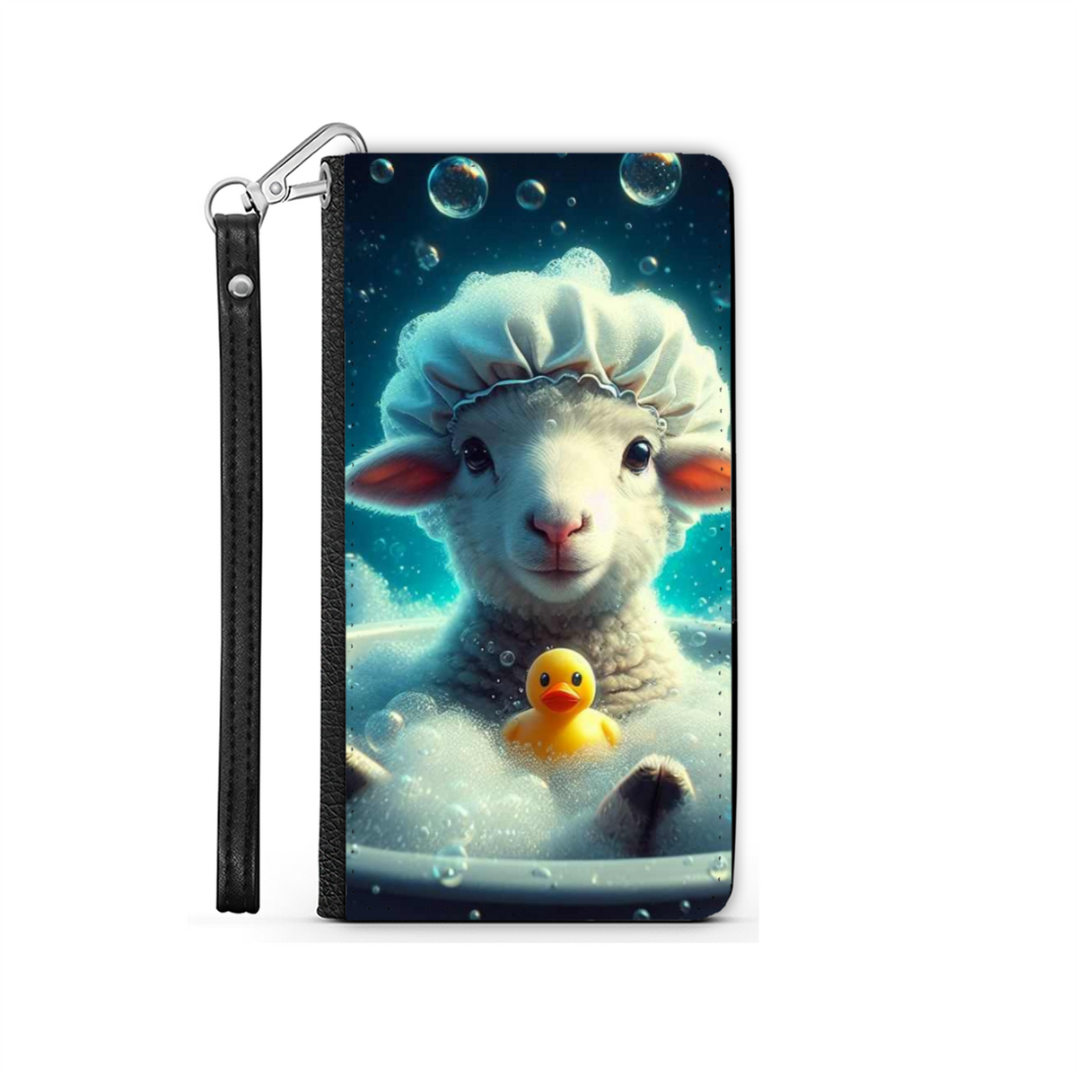 Sheep In The Bath Style 3 Wallet Phone Case