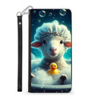 Sheep In The Bath Style 3 Wallet Phone Case