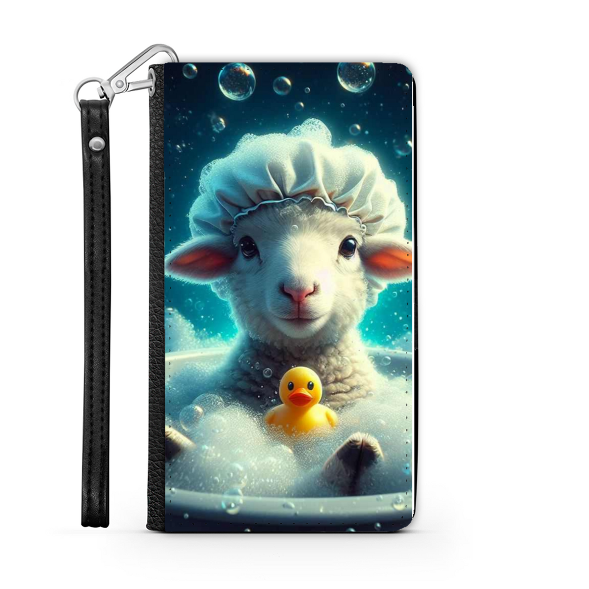 Sheep In The Bath Style 3 Wallet Phone Case