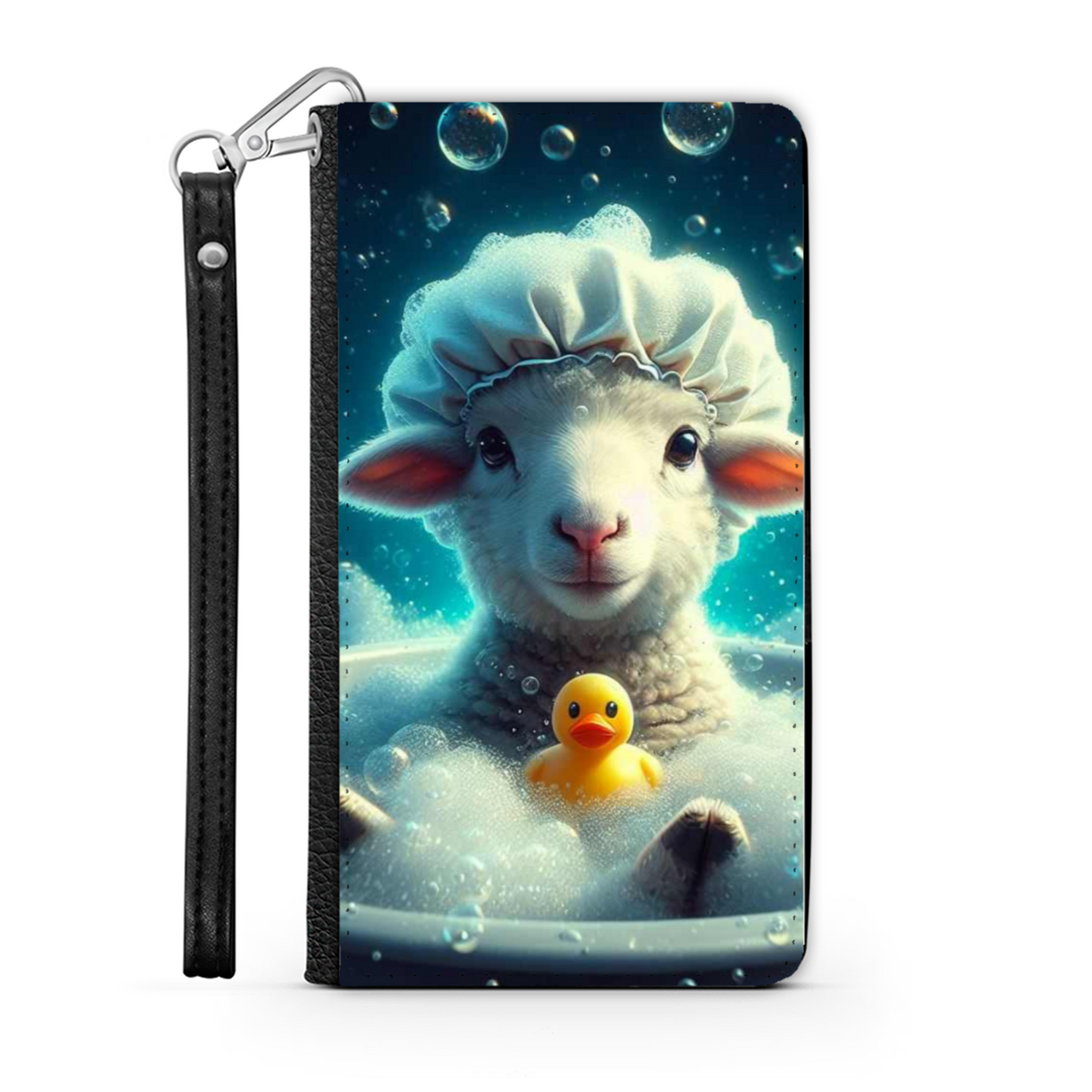 Sheep In The Bath Style 3 Wallet Phone Case