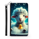 Sheep In The Bath Style 3 Wallet Phone Case