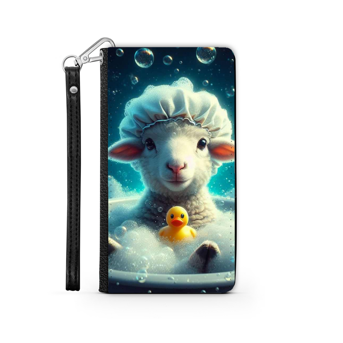 Sheep In The Bath Style 3 Wallet Phone Case