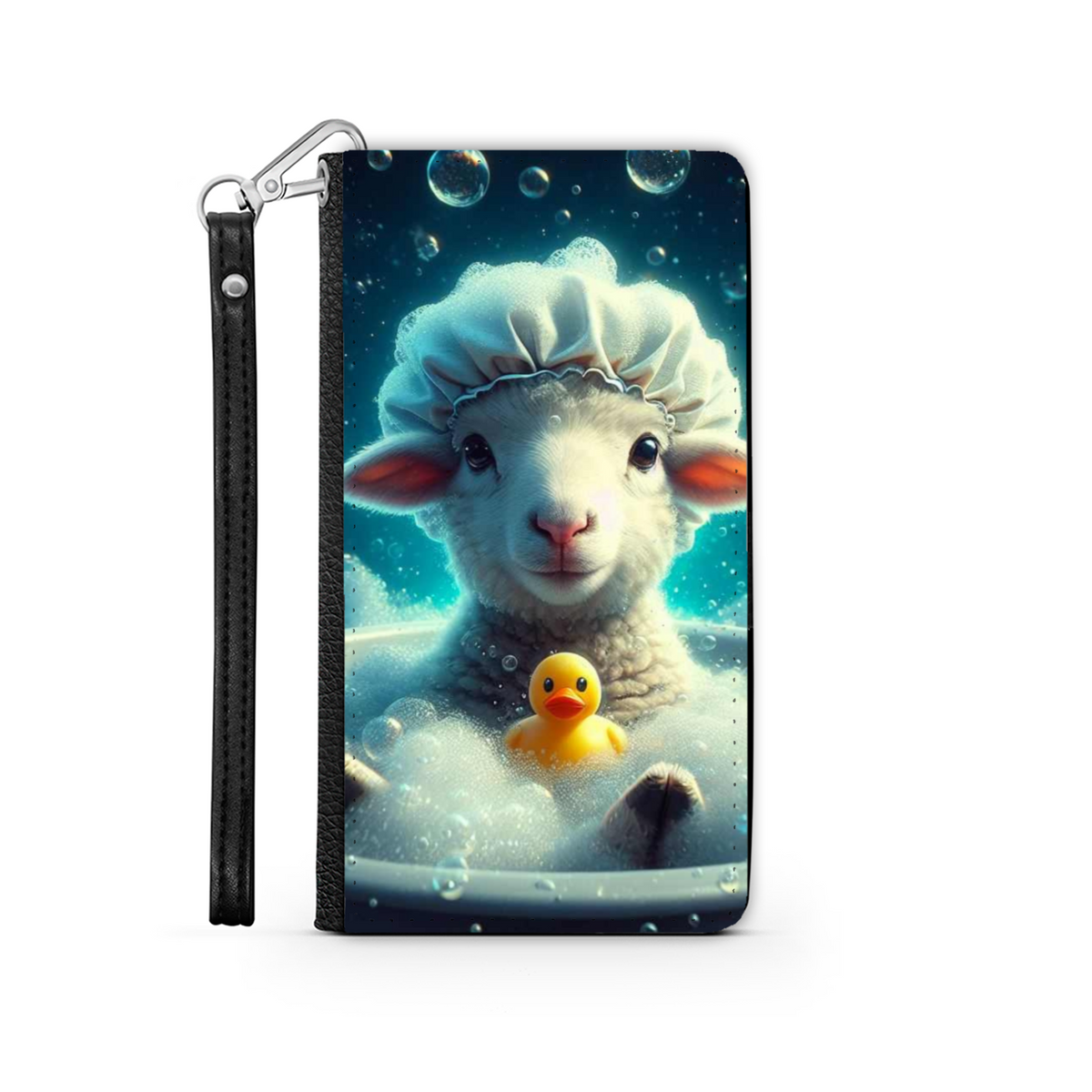 Sheep In The Bath Style 3 Wallet Phone Case