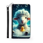 Sheep In The Bath Style 3 Wallet Phone Case