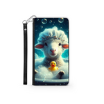 Sheep In The Bath Style 3 Wallet Phone Case