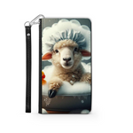 Sheep In The Bath Style 2 Wallet Phone Case