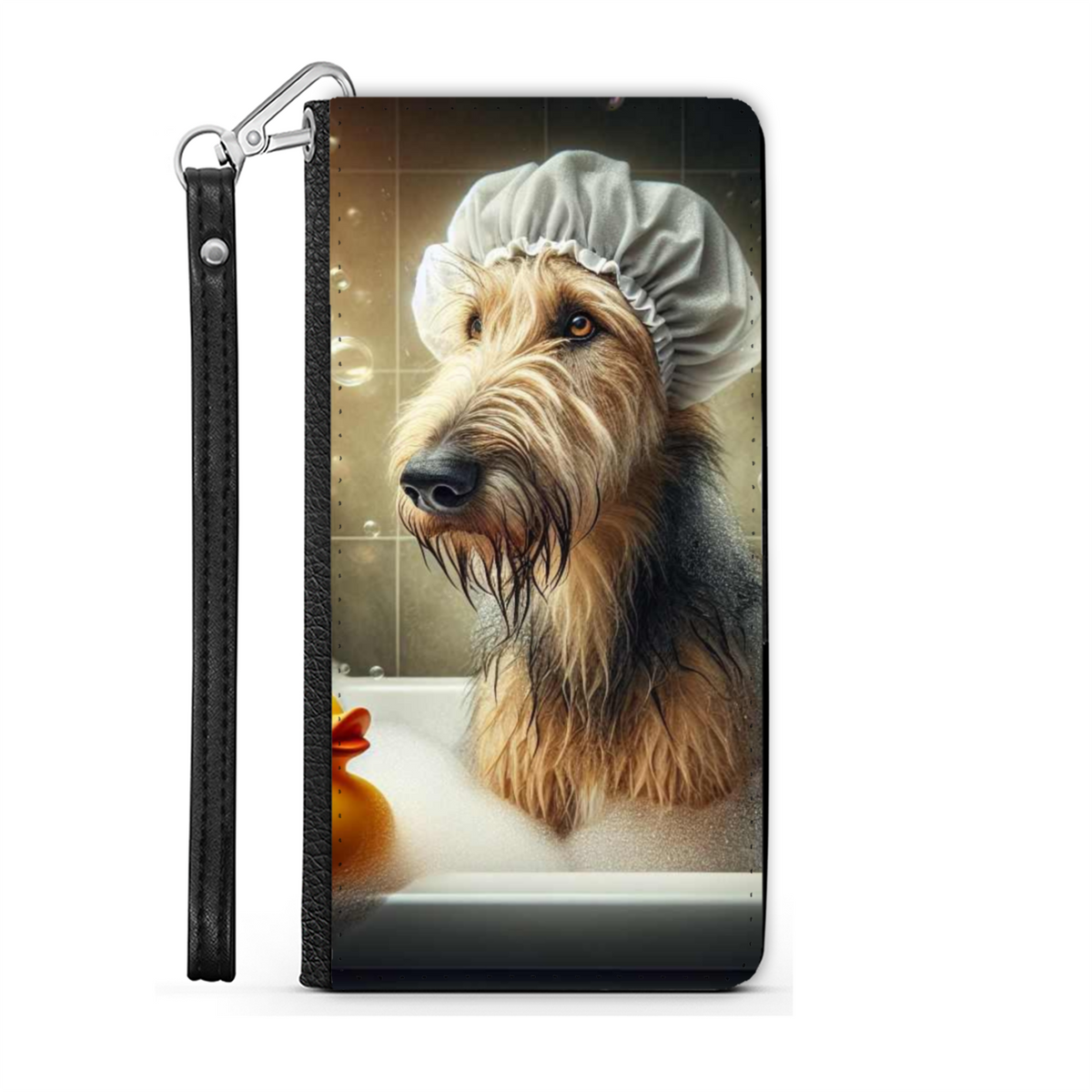 Dog In The Bath Style 2 Wallet Phone Case