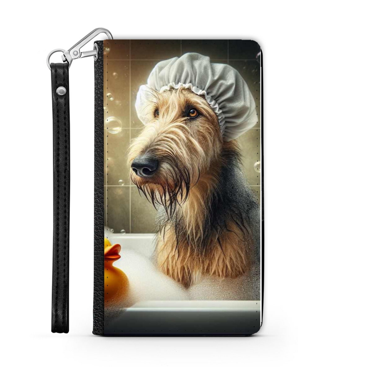 Dog In The Bath Style 2 Wallet Phone Case