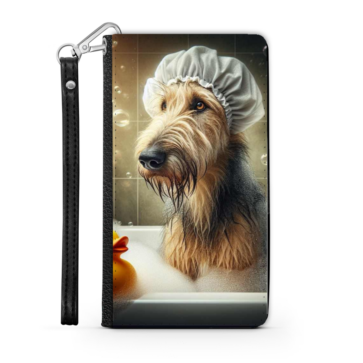 Dog In The Bath Style 2 Wallet Phone Case