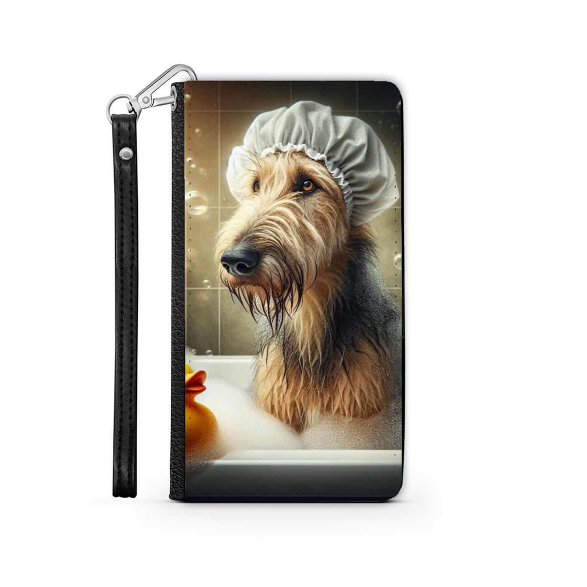 Dog In The Bath Style 2 Wallet Phone Case