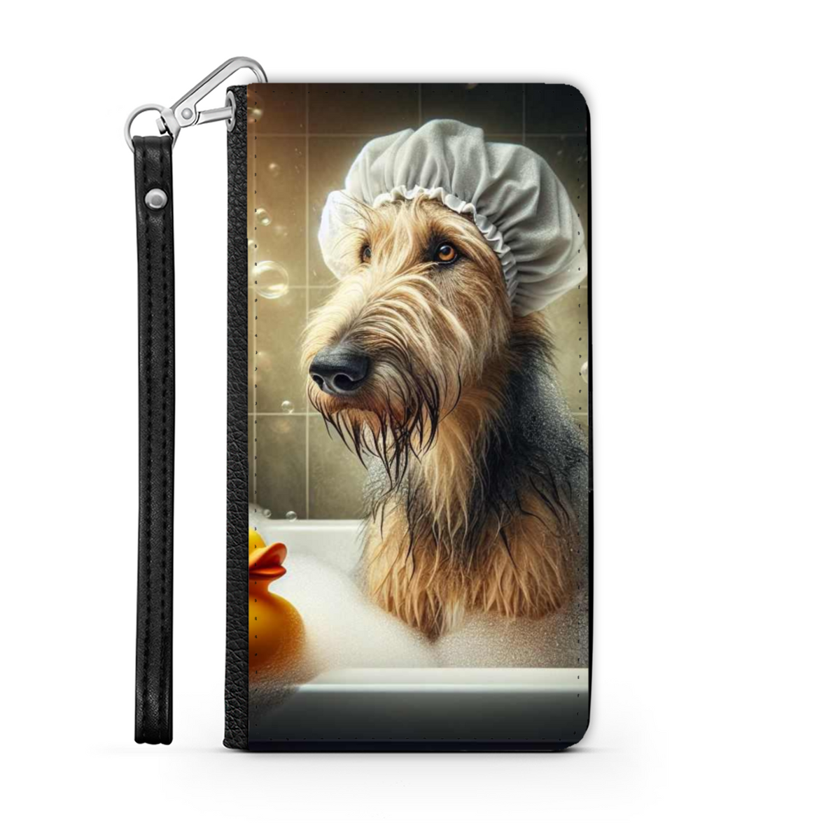 Dog In The Bath Style 2 Wallet Phone Case