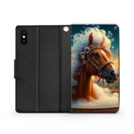 Horse In The Bath Wallet Phone Case