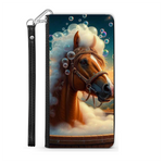 Horse In The Bath Wallet Phone Case