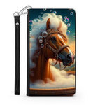 Horse In The Bath Wallet Phone Case