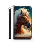 Horse In The Bath Wallet Phone Case