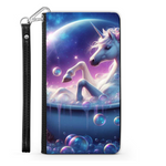 Unicorn In The Bath Wallet Phone Case