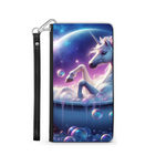 Unicorn In The Bath Wallet Phone Case