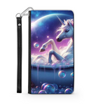 Unicorn In The Bath Wallet Phone Case