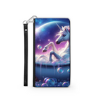 Unicorn In The Bath Wallet Phone Case