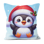 Cute Christmas Penguin Style 2 Cushion