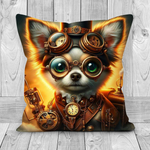 Steampunk Chihuahua Cushion