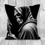 Black and White Skeleton Style 1 Cushion