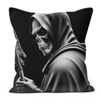 Black and White Skeleton Style 1 Cushion