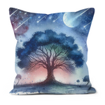 Tree with Shooting Stars Style 1 Cushion