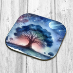 Tree with Shooting Stars Wooden Coaster